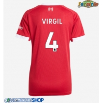 Maglie da calcio Liverpool Virgil van Dijk #4 Prima Maglia Femminile 2025-26 Manica Corta